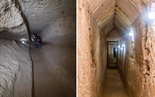 کشف تونل مخفی در معبد ایزد زندگی پس از مرگ