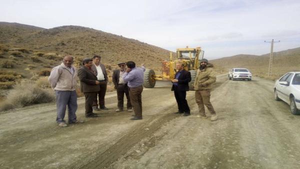 شروع عملیات اجرایی پروژه راه روستایی سرزه سربنان